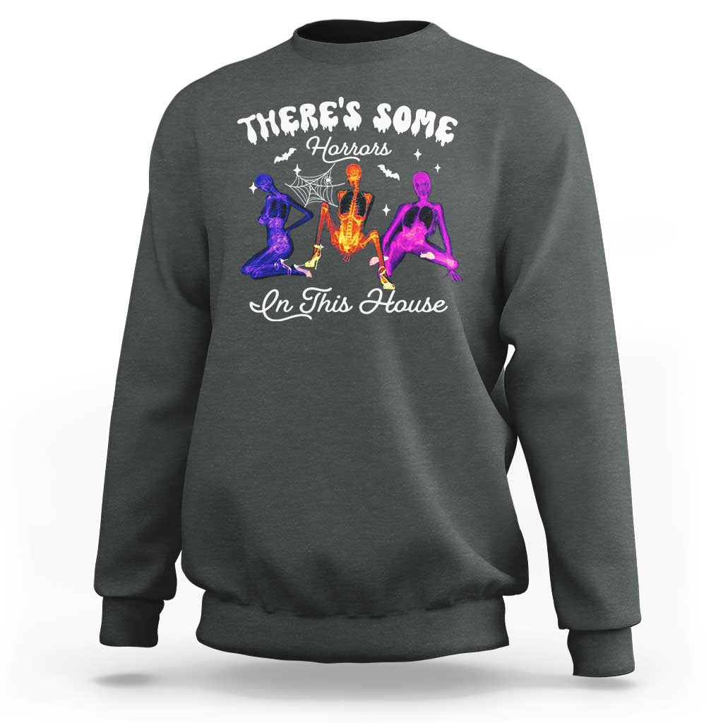 Funny Halloween Sweatshirt There're some Horrors In This House - Wonder Print Shop