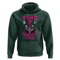 Real Girls Go Ghost Hunting Hoodie Paranormal Investigator Spooky Halloween