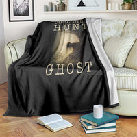 Cool Girls Hunt Ghost Throw Blanket Paranormal Investigator Creepy Halloween - Wonder Print Shop