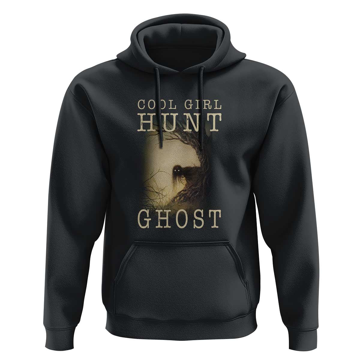 Cool Girls Hunt Ghost Hoodie Paranormal Investigator Creepy Halloween