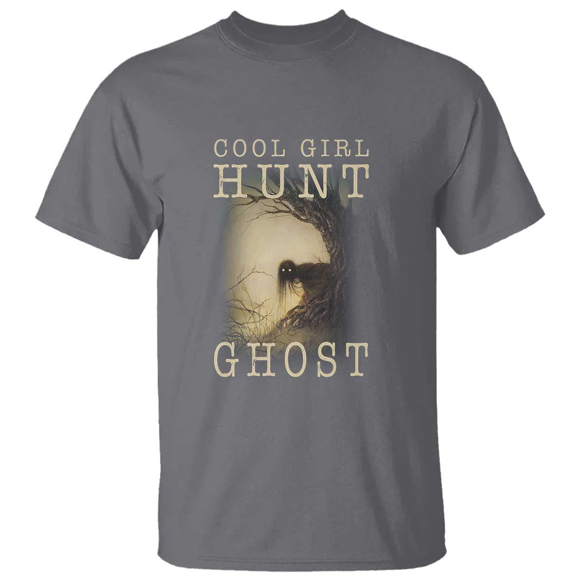 Cool Girls Hunt Ghost T Shirt Paranormal Investigator Creepy Halloween - Wonder Print Shop