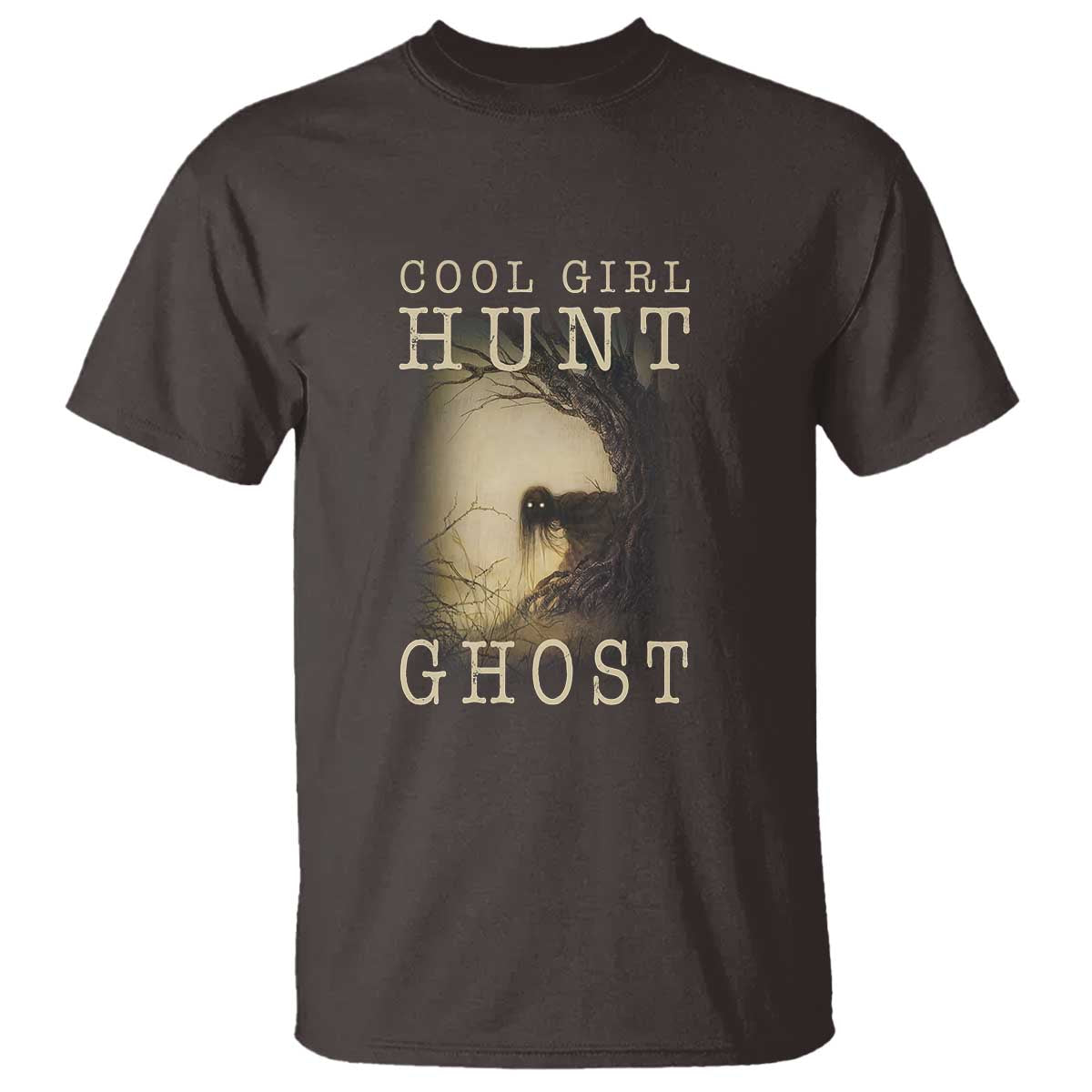 Cool Girls Hunt Ghost T Shirt Paranormal Investigator Creepy Halloween - Wonder Print Shop