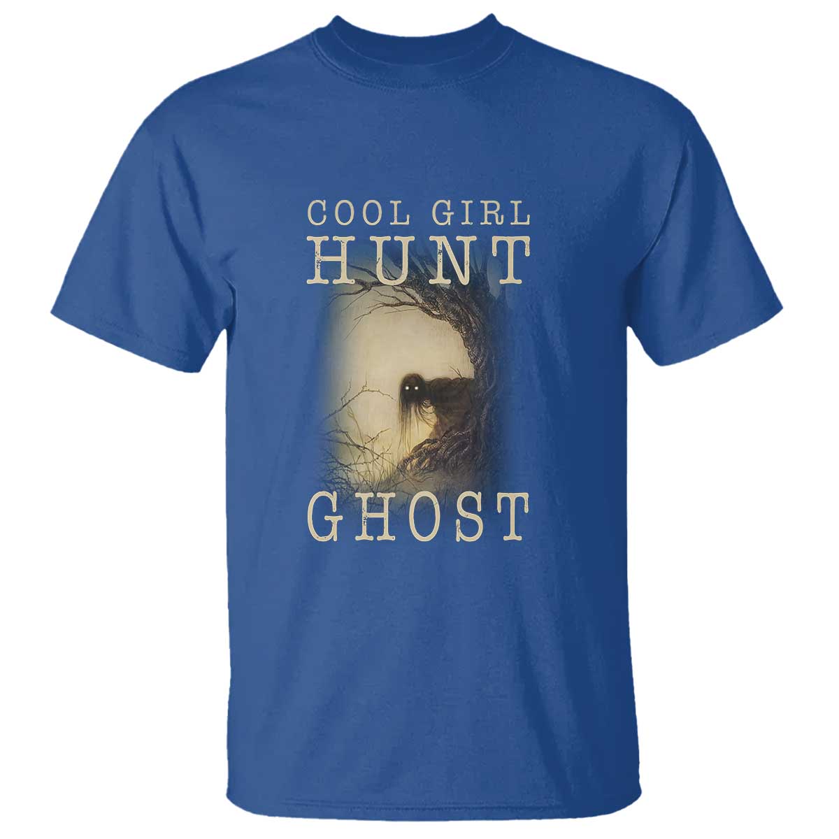 Cool Girls Hunt Ghost T Shirt Paranormal Investigator Creepy Halloween - Wonder Print Shop