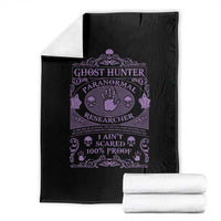 Ghost Hunting Throw Blanket Halloween Paranormal Researcher - Wonder Print Shop