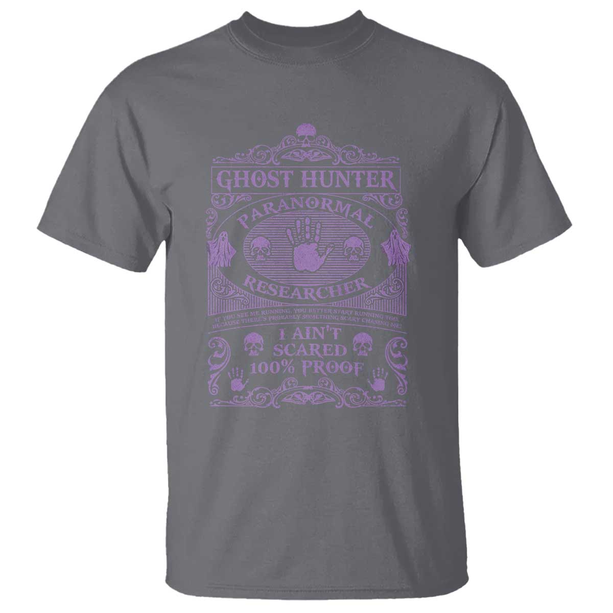 Ghost Hunting T Shirt Halloween Paranormal Researcher - Wonder Print Shop