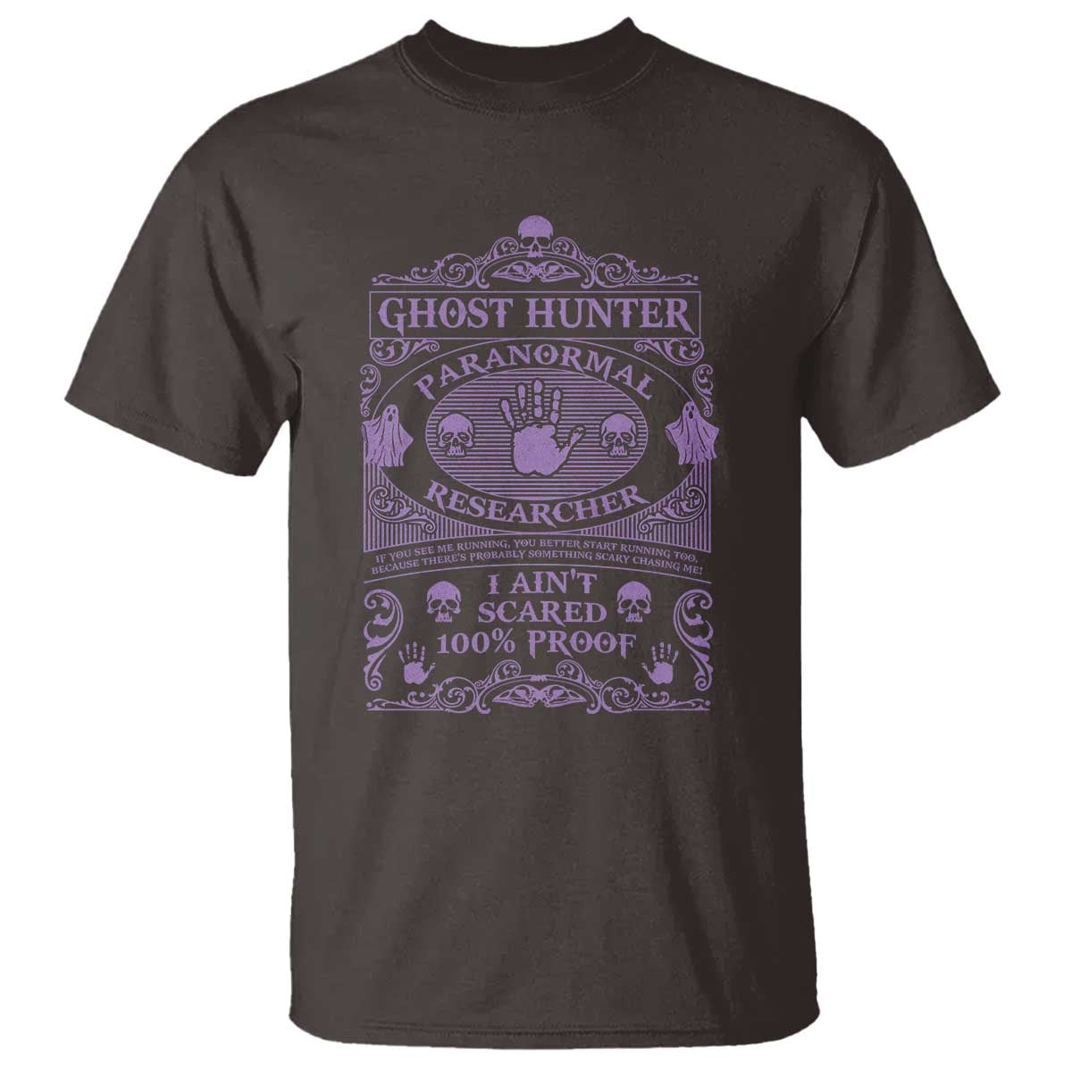 Ghost Hunting T Shirt Halloween Paranormal Researcher - Wonder Print Shop