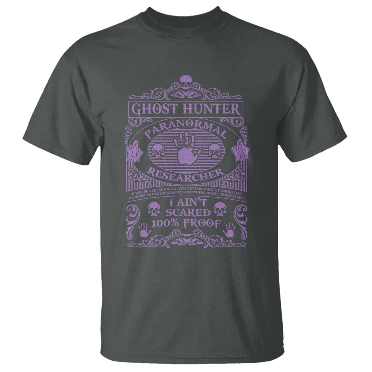 Ghost Hunting T Shirt Halloween Paranormal Researcher - Wonder Print Shop