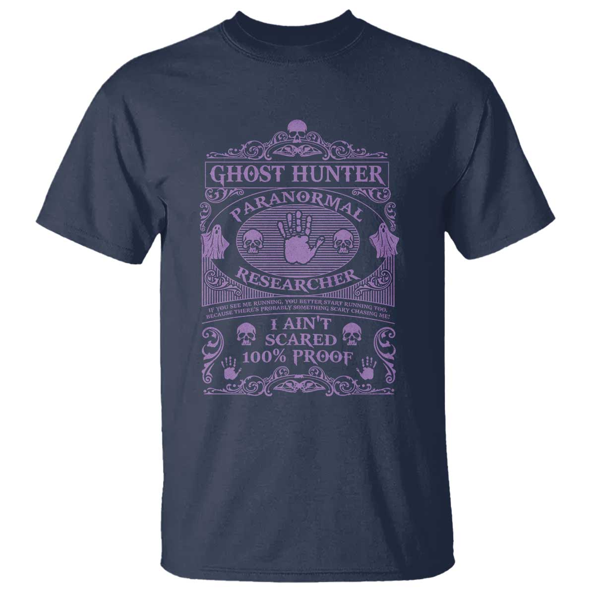 Ghost Hunting T Shirt Halloween Paranormal Researcher - Wonder Print Shop