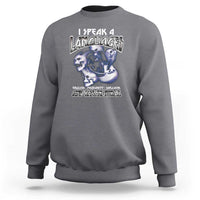 Ghost Hunting Sweatshirt I Speak 4 Languages Paranormal Halloween - Wonder Print Shop