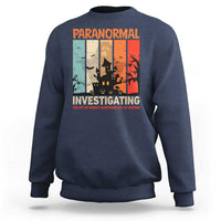 Paranormal Investigator Sweatshirt Ghost Hunting Creepy Halloween - Wonder Print Shop