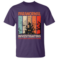 Paranormal Investigator T Shirt Ghost Hunting Creepy Halloween - Wonder Print Shop