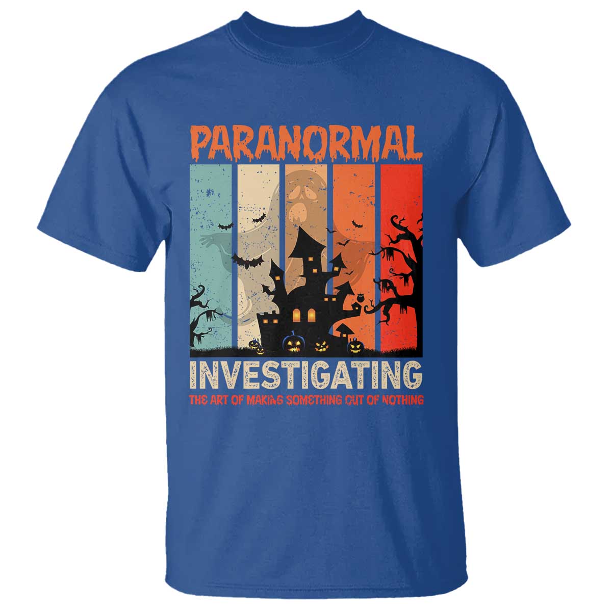 Paranormal Investigator T Shirt Ghost Hunting Creepy Halloween - Wonder Print Shop