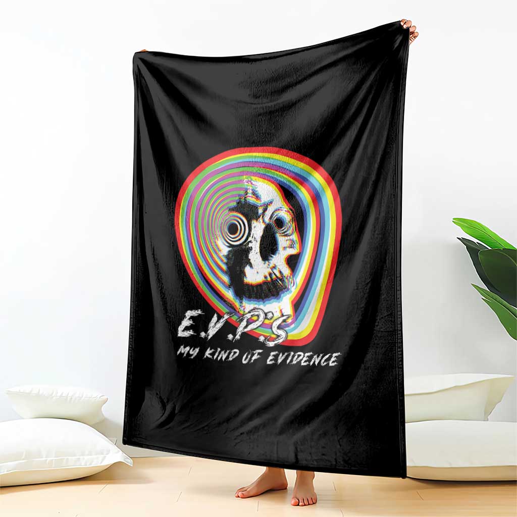 Ghost Hunting Throw Blanket EVP My Kind Of Evidence - Wonder Print Shop