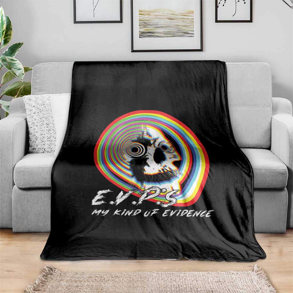 Ghost Hunting Throw Blanket EVP My Kind Of Evidence - Wonder Print Shop