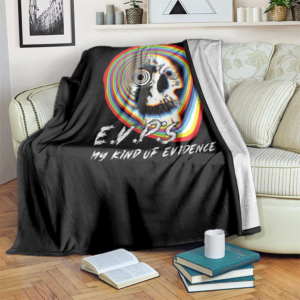 Ghost Hunting Throw Blanket EVP My Kind Of Evidence - Wonder Print Shop