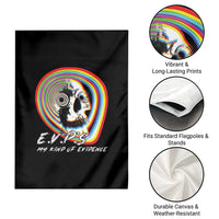 Ghost Hunting Garden Flag EVP My Kind Of Evidence - Wonder Print Shop