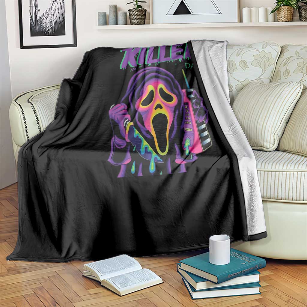 Funny Halloween Throw Blanket Have A Killer Day - Wonder Print Shop