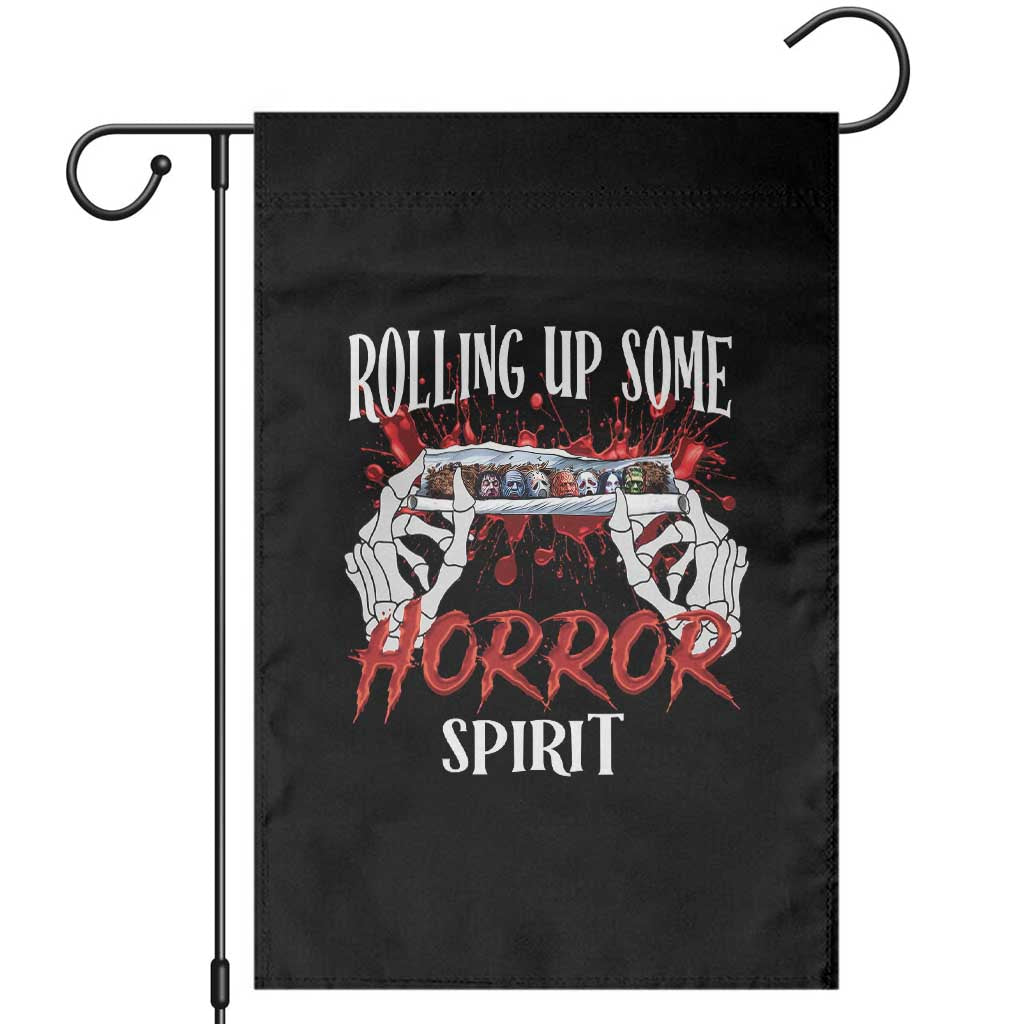 Funny Halloween Garden Flag Rolling Up Some Horror Spirit - Wonder Print Shop