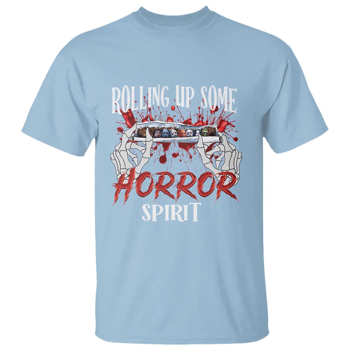 Funny Halloween T Shirt Rolling Up Some Horror Spirit - Wonder Print Shop