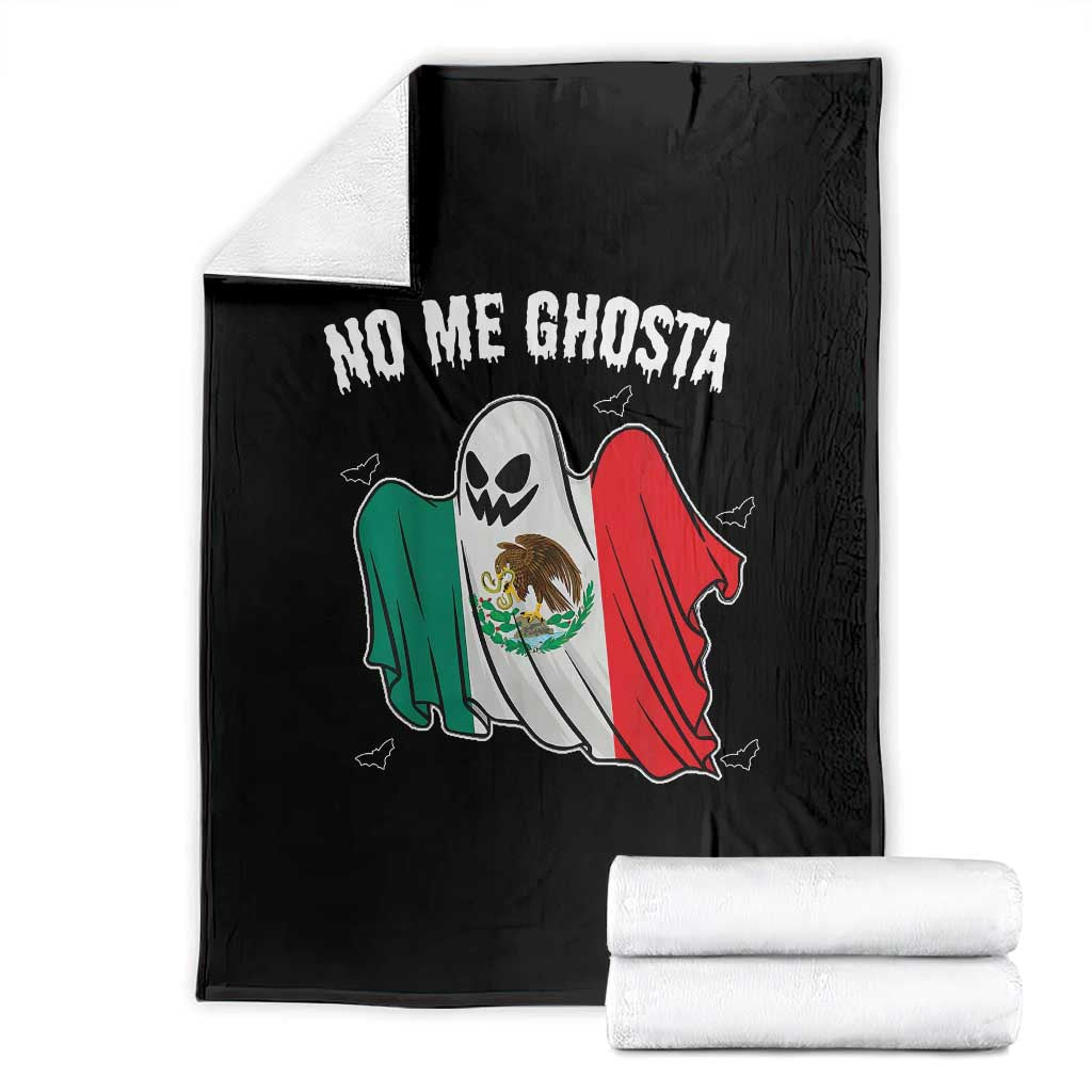 Mexico Halloween Throw Blanket No Me Ghosta Mexican Ghost - Wonder Print Shop
