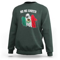 Mexico Halloween Sweatshirt No Me Ghosta Mexican Ghost - Wonder Print Shop