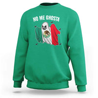 Mexico Halloween Sweatshirt No Me Ghosta Mexican Ghost - Wonder Print Shop