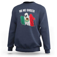 Mexico Halloween Sweatshirt No Me Ghosta Mexican Ghost - Wonder Print Shop