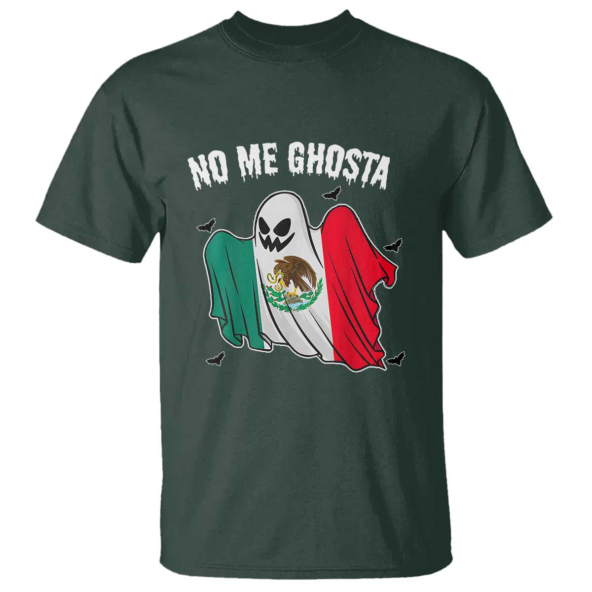 Mexico Halloween T Shirt No Me Ghosta Mexican Ghost - Wonder Print Shop