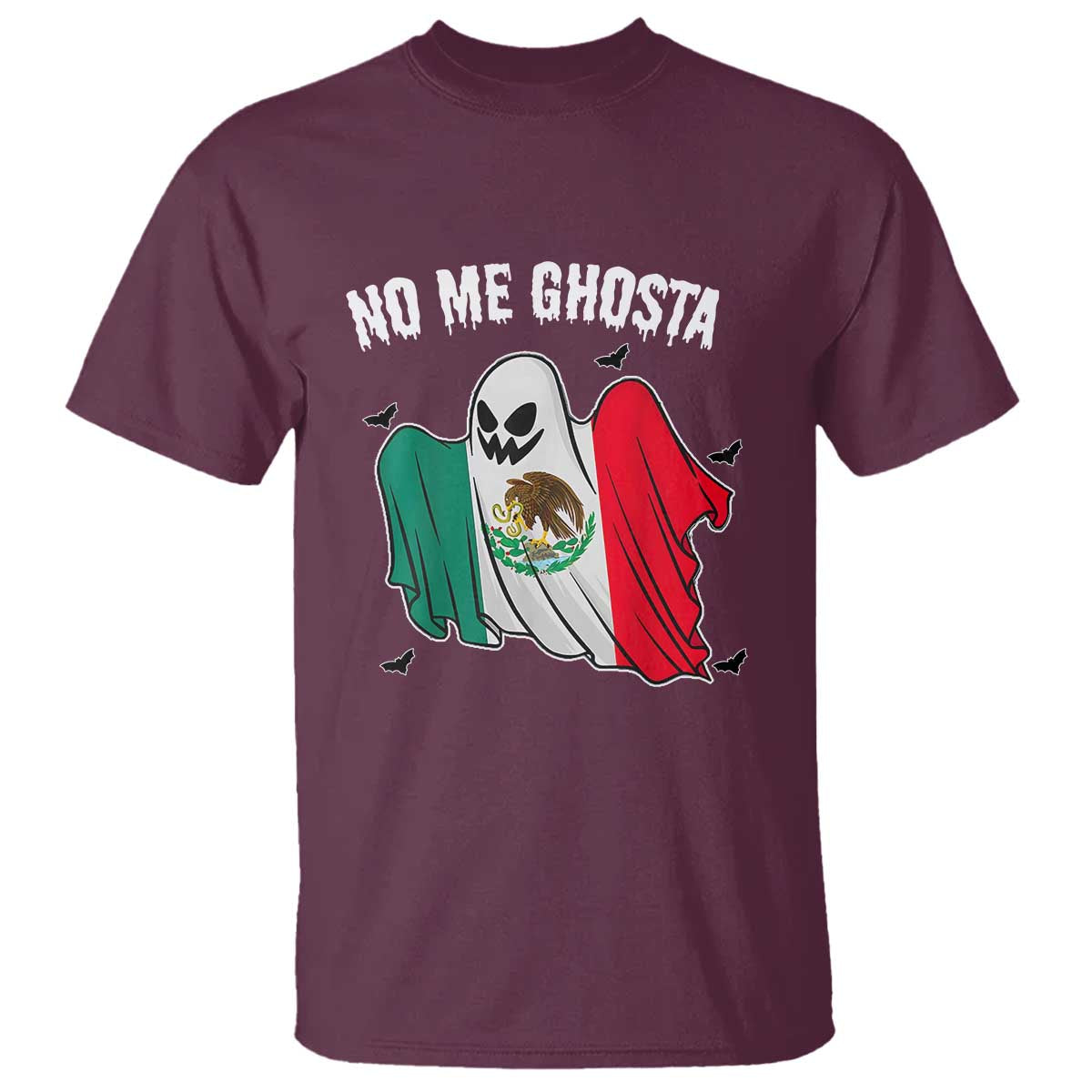 Mexico Halloween T Shirt No Me Ghosta Mexican Ghost - Wonder Print Shop