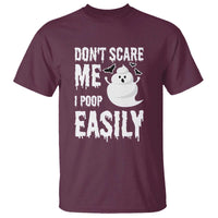 Funny Halloween T Shirt Don't Scare Me I Poop Easily - Wonder Print Shop
