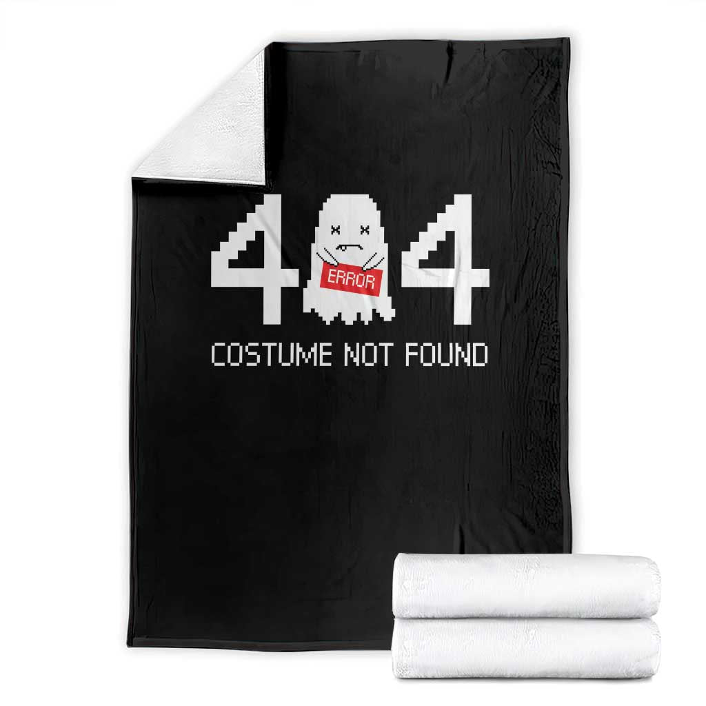 Funny Halloween Throw Blanket 404 Error Costume Not Found - Wonder Print Shop