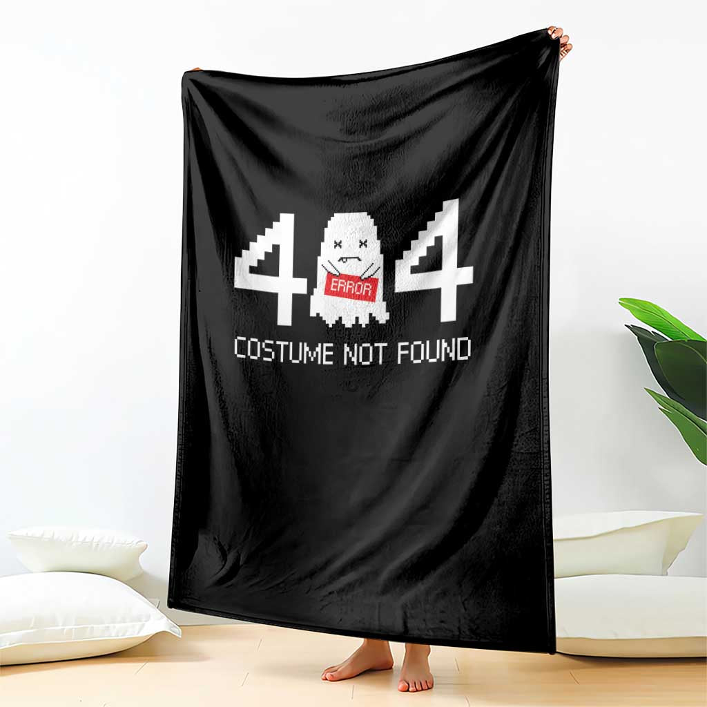 Funny Halloween Throw Blanket 404 Error Costume Not Found - Wonder Print Shop