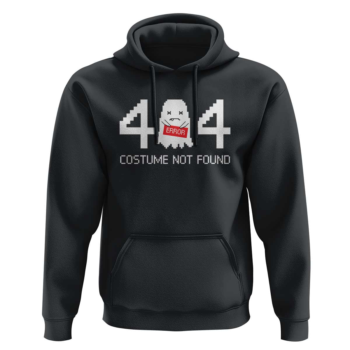 Funny Halloween Hoodie 404 Error Costume Not Found