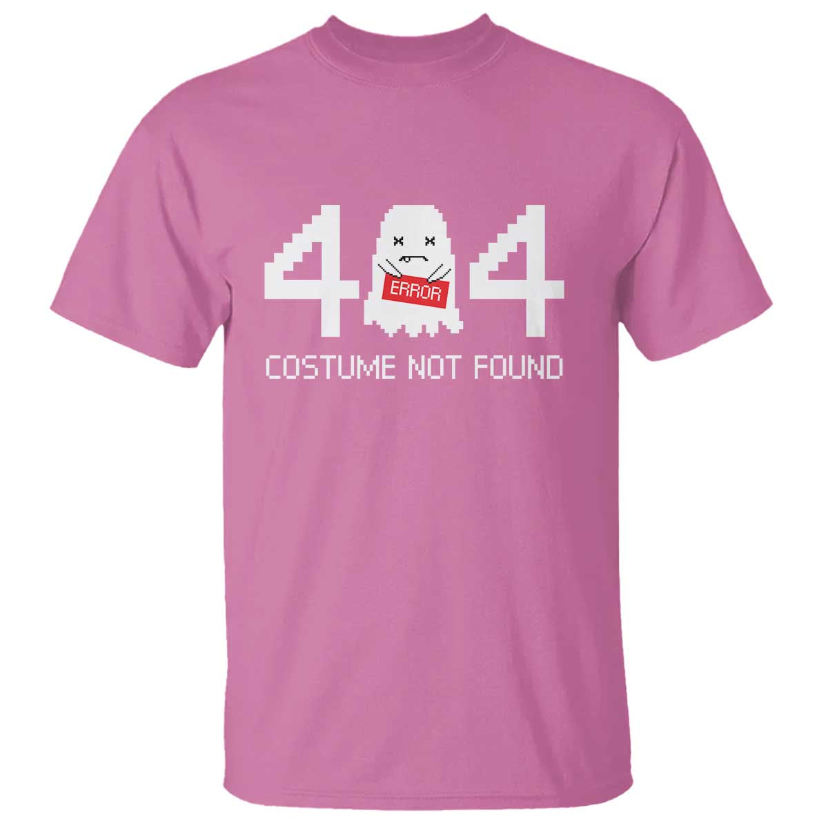 Funny Halloween T Shirt 404 Error Costume Not Found - Wonder Print Shop