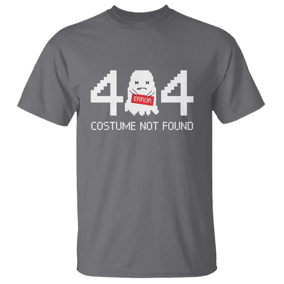 Funny Halloween T Shirt 404 Error Costume Not Found - Wonder Print Shop