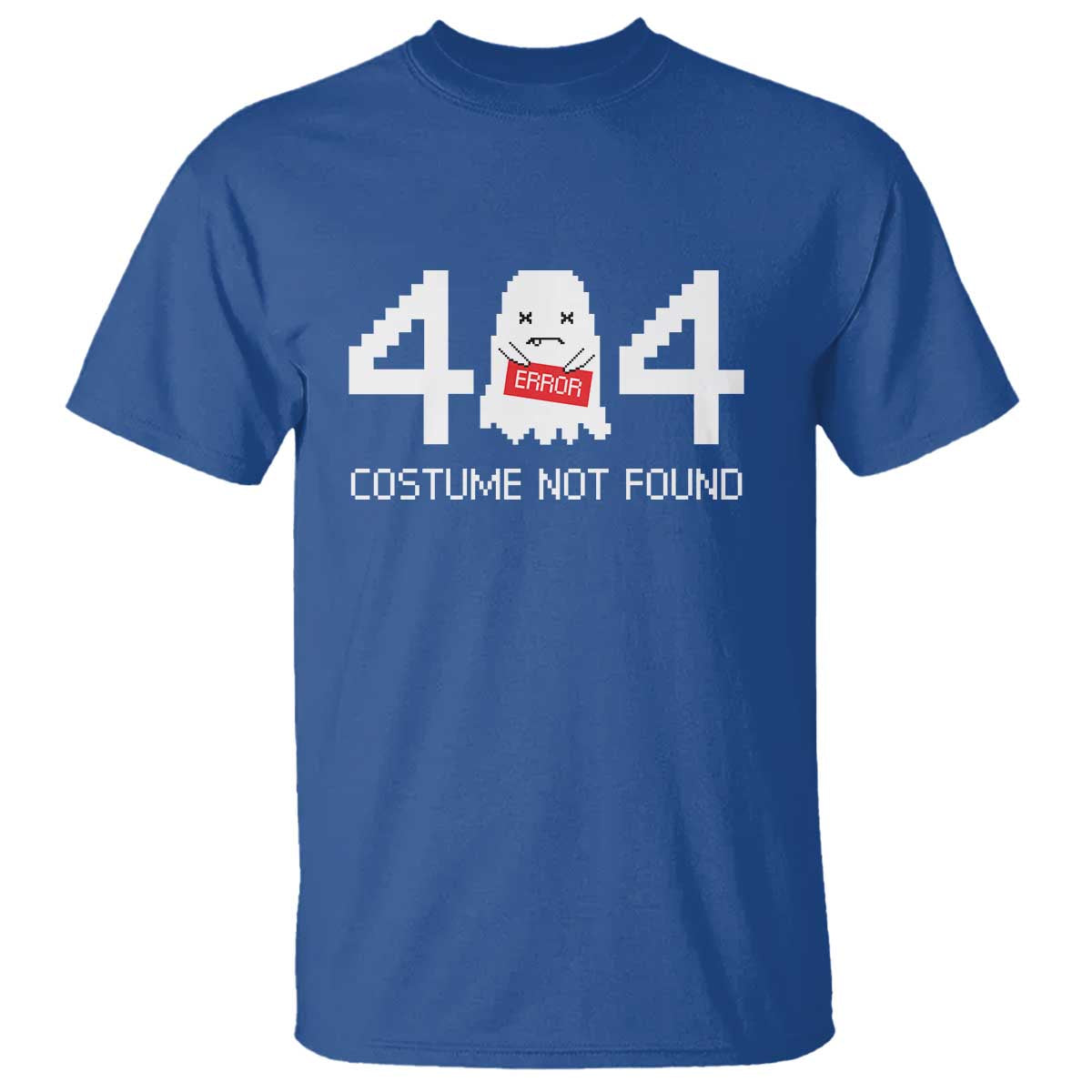 Funny Halloween T Shirt 404 Error Costume Not Found - Wonder Print Shop