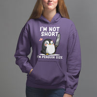 I'm Not Short I'm Penguin Size Angry But Cute Hoodie - Wonder Print Shop