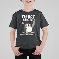I'm Not Short I'm Penguin Size Angry But Cute T Shirt For Kid - Wonder Print Shop