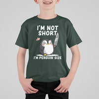 I'm Not Short I'm Penguin Size Angry But Cute T Shirt For Kid - Wonder Print Shop
