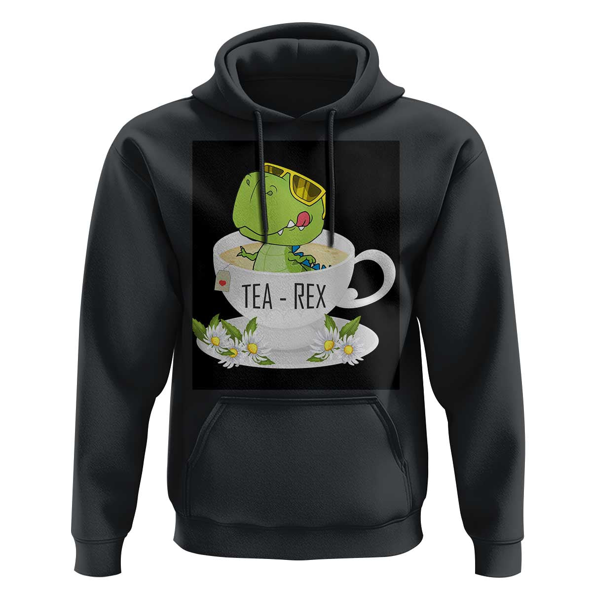 Funny Dinosaur Tea Rex Hoodie