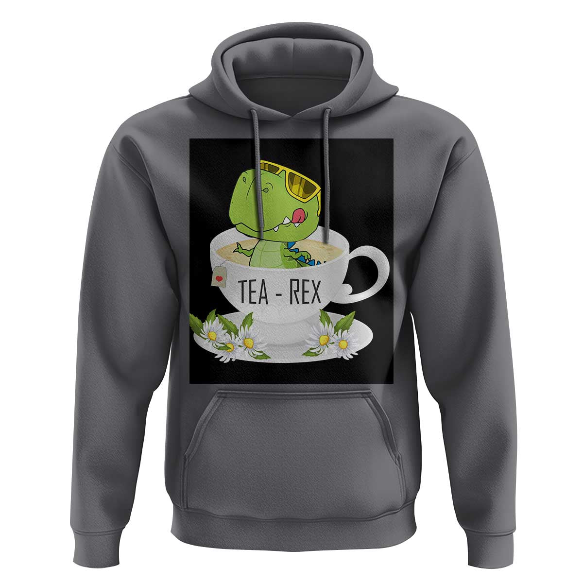 Funny Dinosaur Tea Rex Hoodie