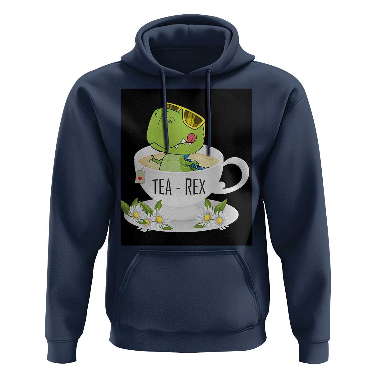 Funny Dinosaur Tea Rex Hoodie
