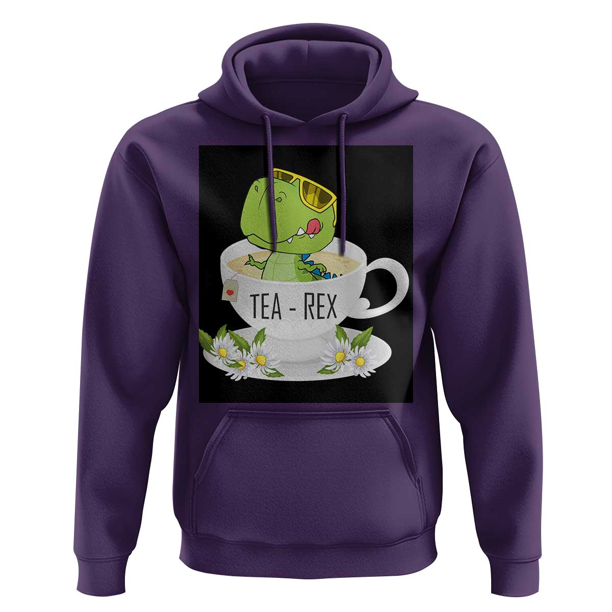 Funny Dinosaur Tea Rex Hoodie