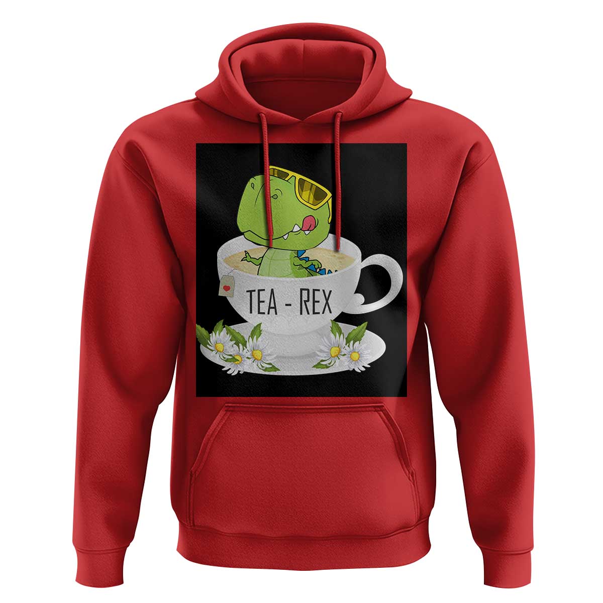 Funny Dinosaur Tea Rex Hoodie