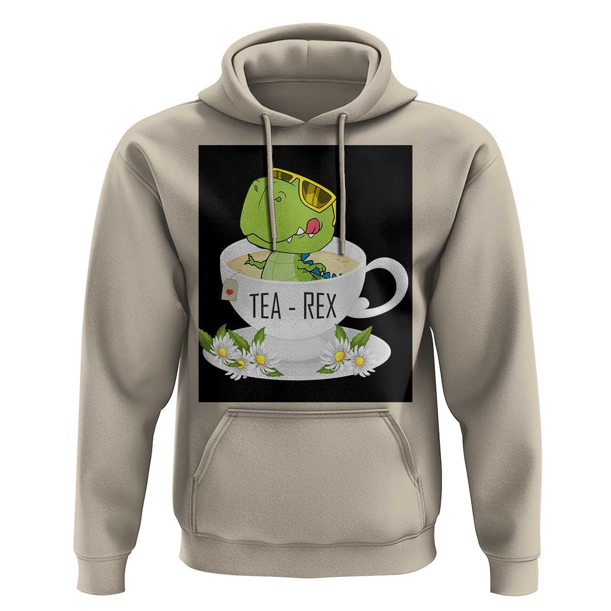 Funny Dinosaur Tea Rex Hoodie