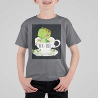 Funny Dinosaur Tea Rex T Shirt For Kid - Wonder Print Shop