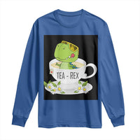 Funny Dinosaur Tea Rex Long Sleeve Shirt