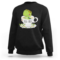 Funny Dinosaur Tea Rex Sweatshirt - Wonder Print Shop