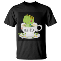 Funny Dinosaur Tea Rex T Shirt - Wonder Print Shop