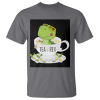 Funny Dinosaur Tea Rex T Shirt - Wonder Print Shop